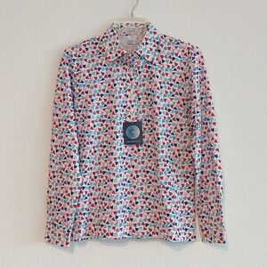 LEON LEVIN Long Sleeve Polo shirt NWT